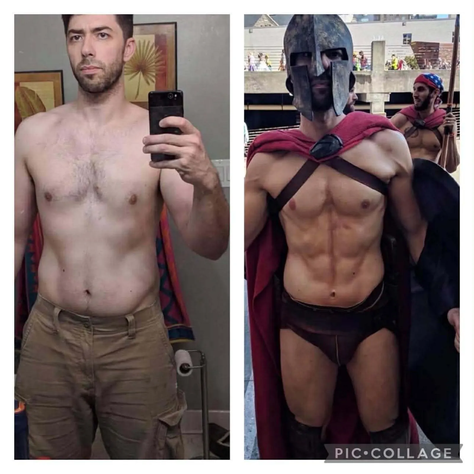 Empire Gym member before and after personal training