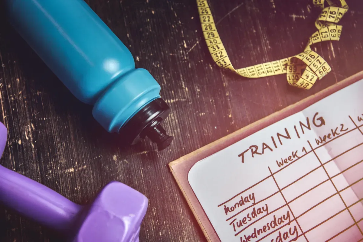 Photo of a training plan
